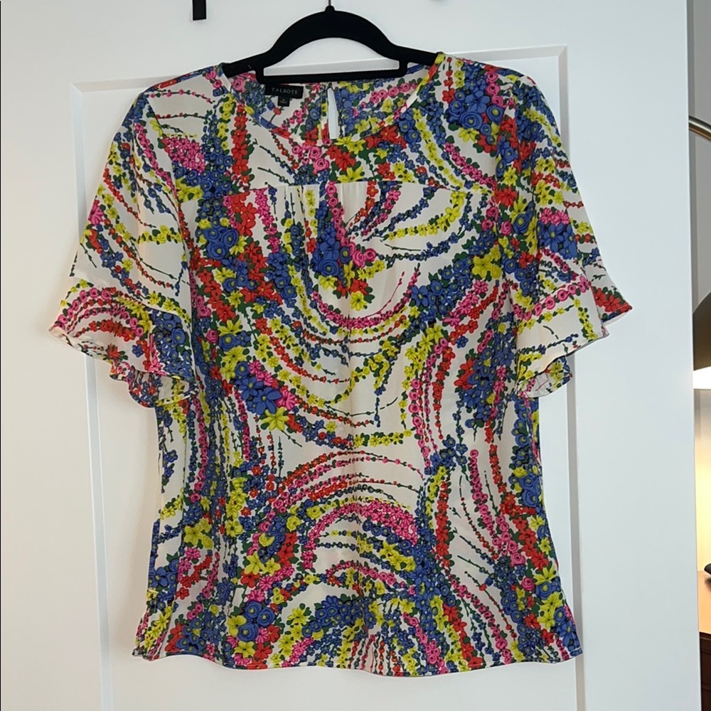 Talbots Floral Top